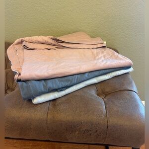 Set of Three Mebie Baby Bamboo Stretch Swaddles, lightweight stretch fabric